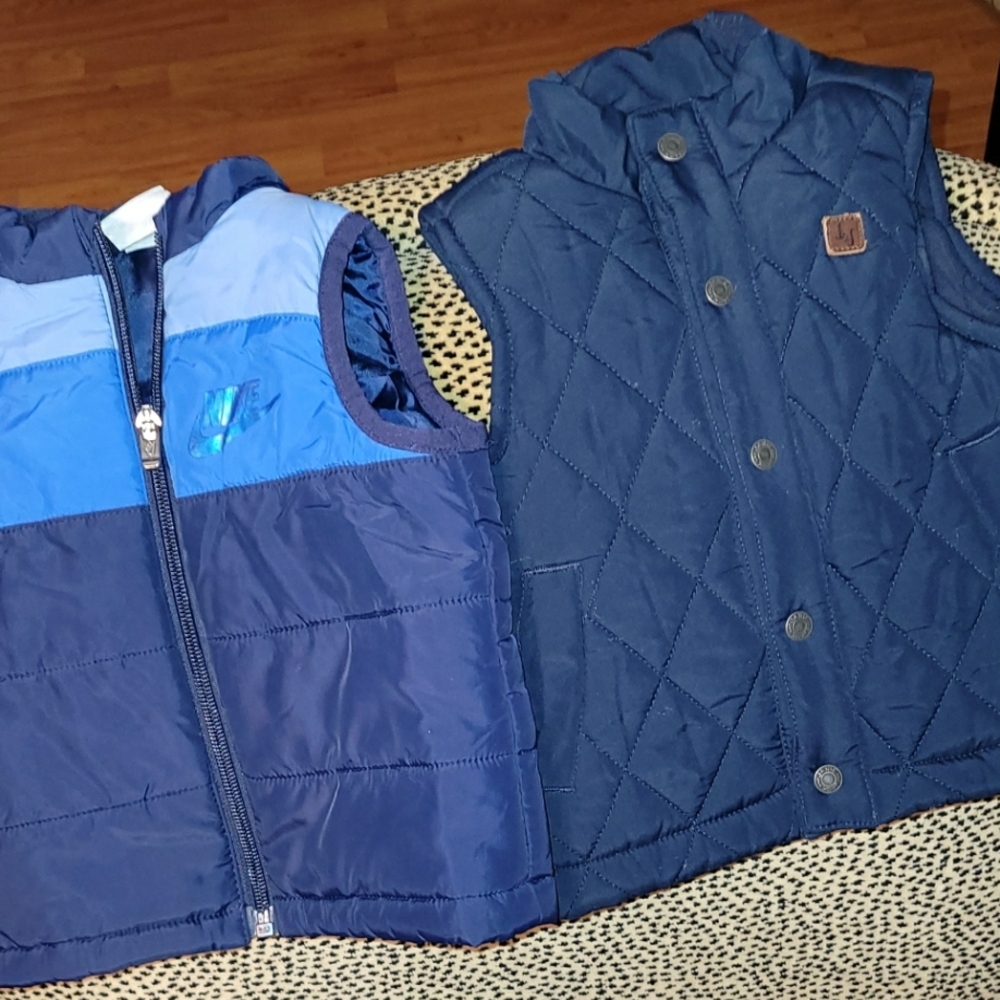 2 Kids Vests Set. Nike, Janie & Jack
